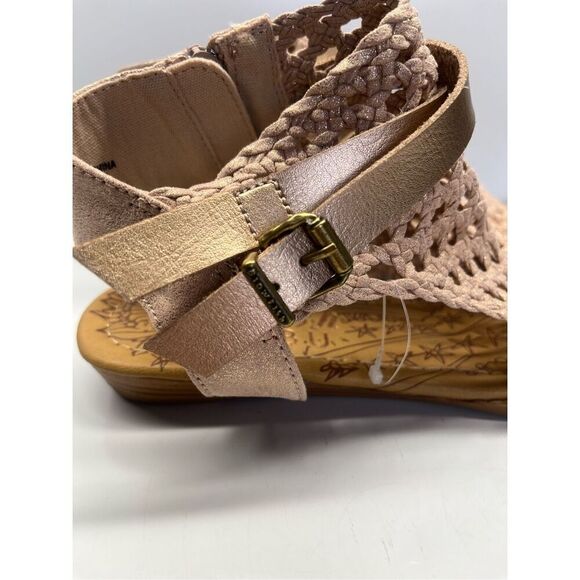 Blowfish Malibu Slingback Sandals Size 5 Big Girl Rose Gold - Picture 4 of 11